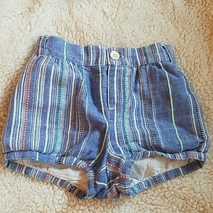 Baby gap striped shorts